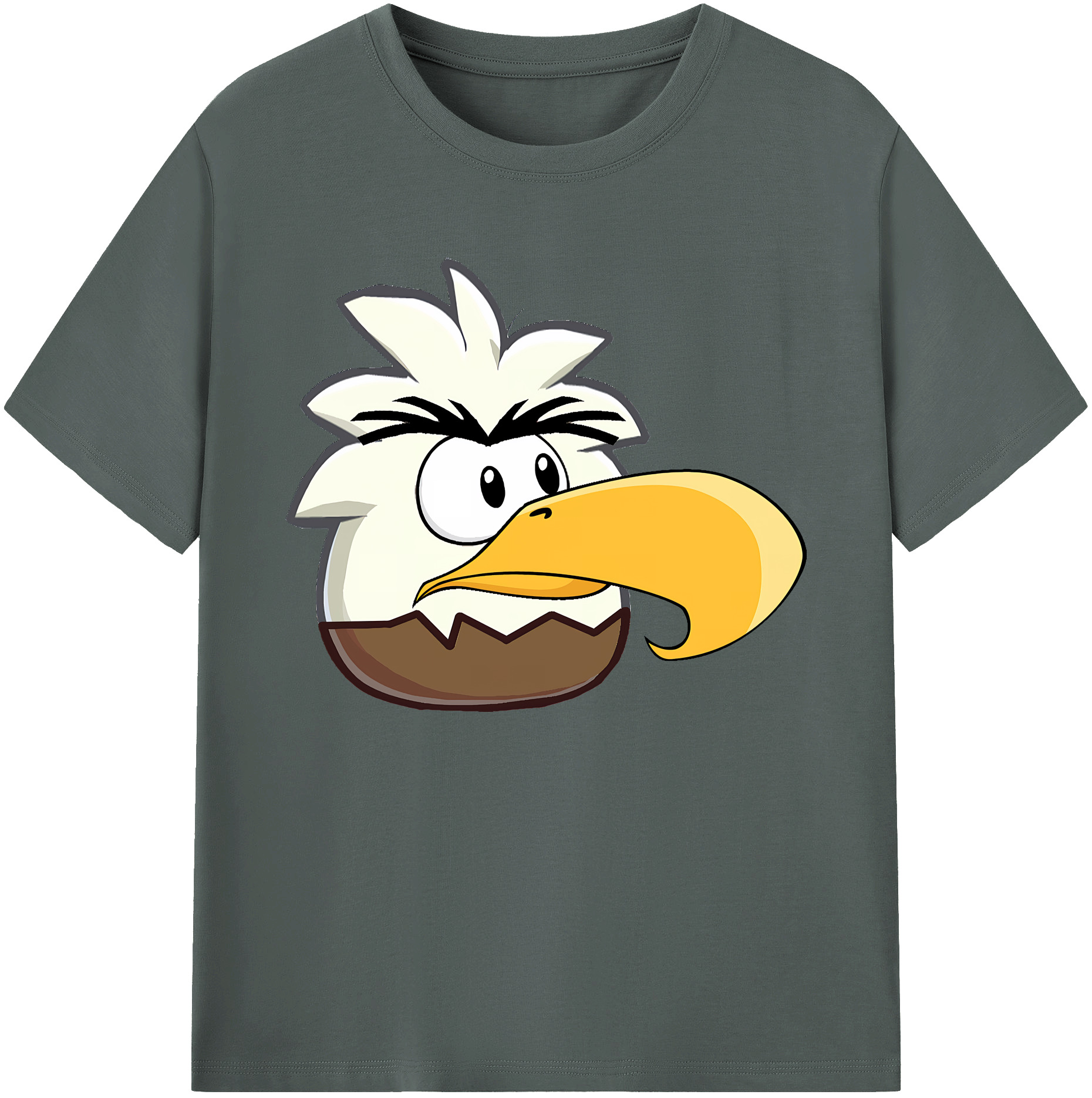 （画像用） Angry Birds アングリーバード 綿100％ メンズ半袖Tシャツ｜肌触りやわらか＆通気性